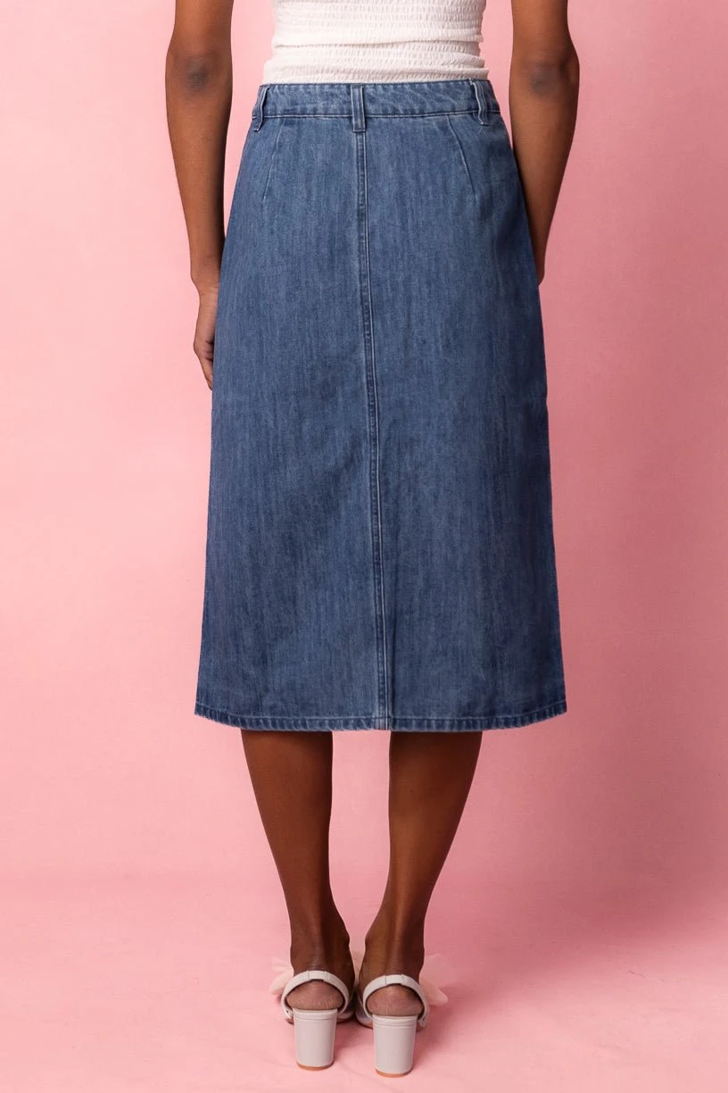 Emma Denim Skirt 5 Emma Denim Skirt - Image 5