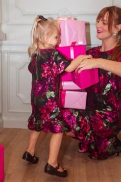 Mini Evelyn Dress In Floral Sequin - FINAL SALE 12 Mini Evelyn Dress In Floral Sequin - FINAL SALE -Ivy City Co Dress Evelyn TashHome H23 64 633104