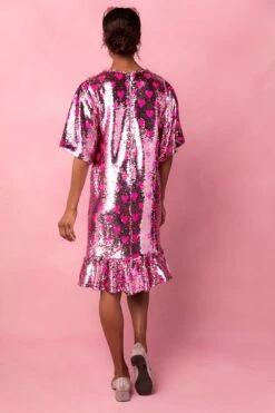 Evelyn Dress In Sequin Hearts 16 Evelyn Dress In Sequin Hearts -Ivy City Co Dress EvelynHearts 02