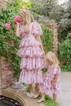 Rosette Dress - FINAL SALE 35 Rosette Dress - FINAL SALE -Ivy City Co Dress FAIRYTALE HOLLADAY S23 175 180955