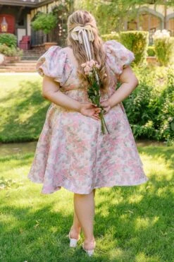 Ivanna Dress In Pastel Floral - FINAL SALE -Ivy City Co Dress FAIRYTALE HOLLADAY S23 650 426038