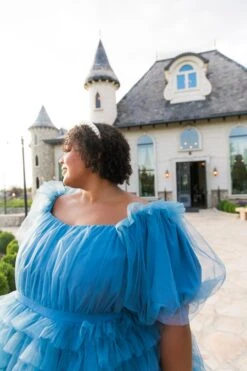 Pixie Dress In Blue - FINAL SALE -Ivy City Co Dress FAIRYTALE pixie4x 7883 674391