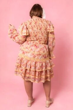 Farrah Dress In Yellow -Ivy City Co Dress Farrah Studio Spring1 12 379159