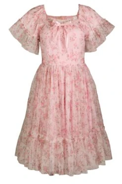 First Love Dress -Ivy City Co Dress FirstLove Pink front 998209