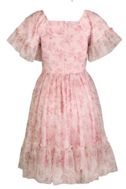 First Love Dress -Ivy City Co Dress FirstLover Pink back 897687