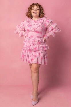 Garden State Dress In Pink - FINAL SALE -Ivy City Co Dress GardenState Studio Easter24 12 617351