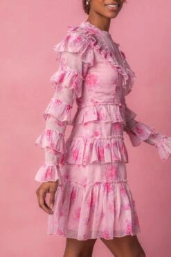 Garden State Dress In Pink - FINAL SALE -Ivy City Co Dress GardenState Studio Easter24 7 821463