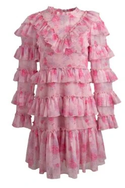 Garden State Dress In Pink - FINAL SALE -Ivy City Co Dress GardenState front 931759