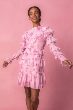 Garden State Dress In Pink - FINAL SALE -Ivy City Co Dress Gardenstate Studio Easter24 3 970669