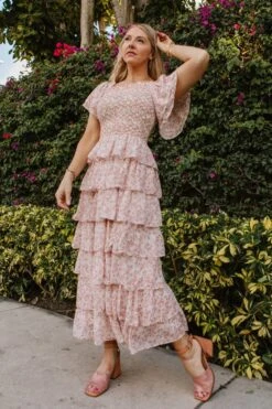 Grace Dress In Rose - FINAL SALE -Ivy City Co Dress GraceRose Florida SS23 32 544294