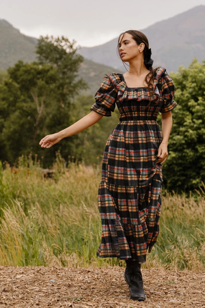 Gracie Dress In Plaid - FINAL SALE 8 Gracie Dress In Plaid - FINAL SALE - Image 8