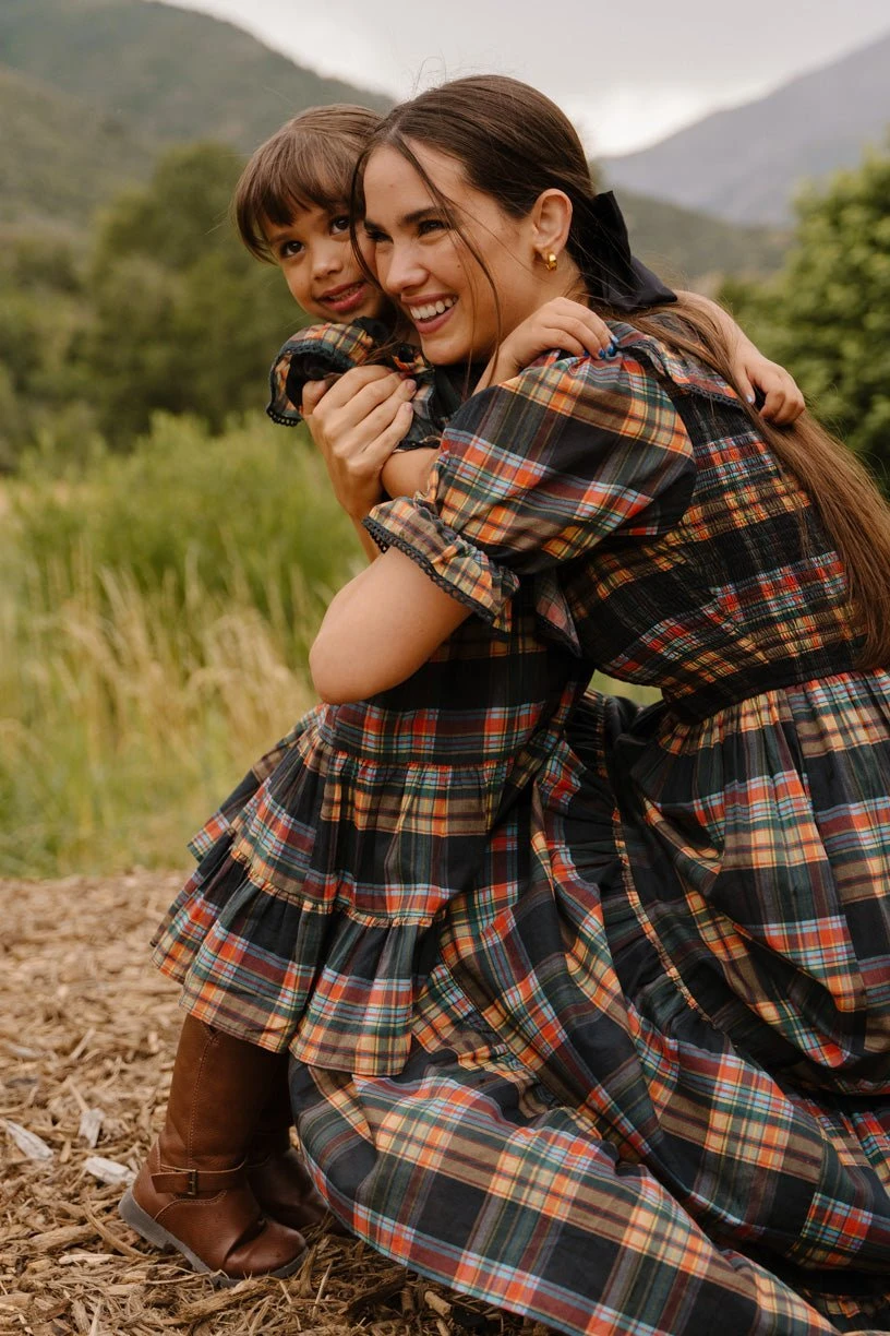 Mini Gracie Dress In Plaid - FINAL SALE 12 Mini Gracie Dress In Plaid - FINAL SALE - Image 12