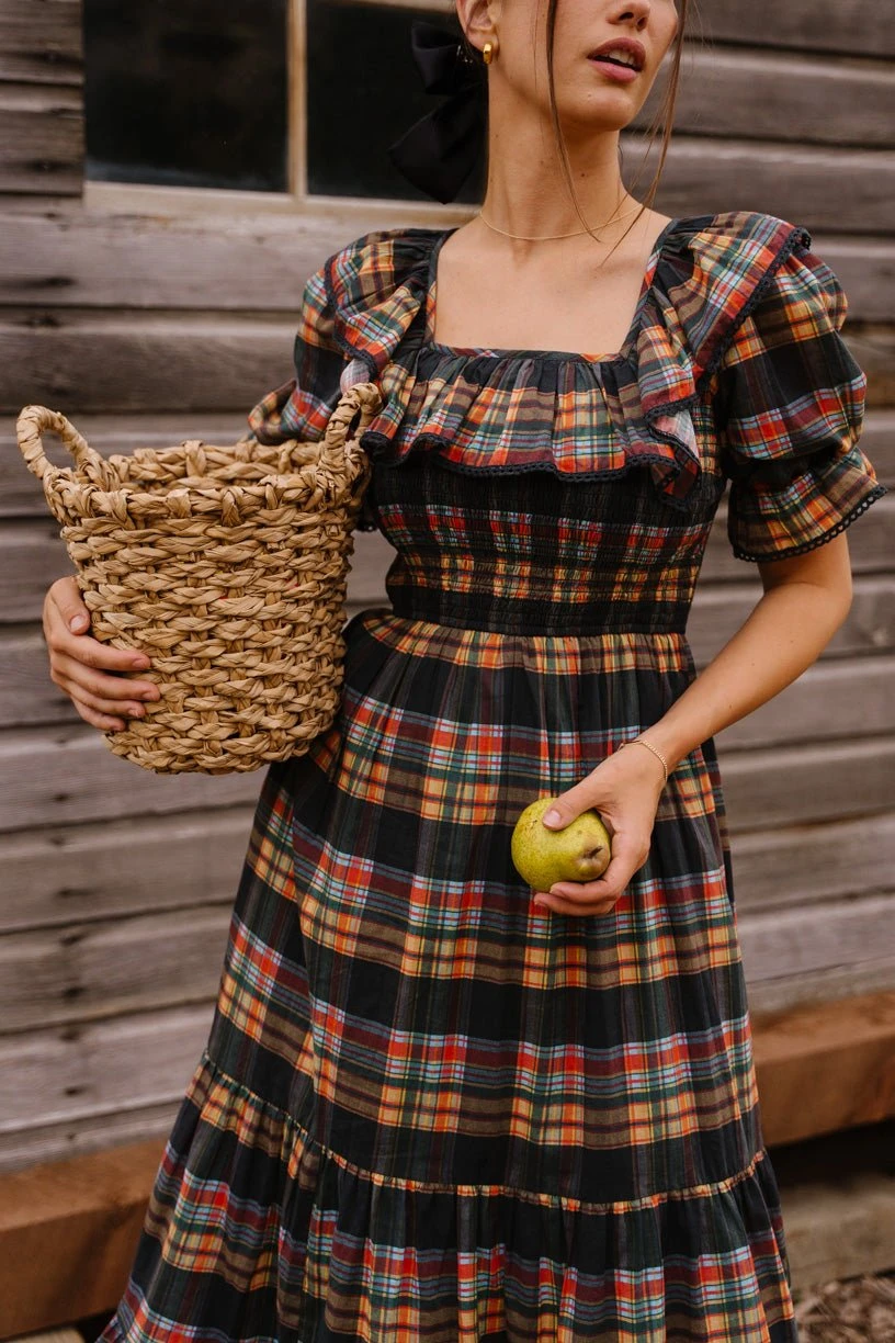 Gracie Dress In Plaid - FINAL SALE 5 Gracie Dress In Plaid - FINAL SALE - Image 5