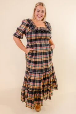 Gracie Dress In Plaid - FINAL SALE 27 Gracie Dress In Plaid - FINAL SALE -Ivy City Co Dress GraciePlaid Studio F23 01 958895