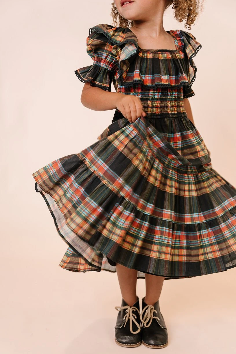 Mini Gracie Dress In Plaid - FINAL SALE 8 Mini Gracie Dress In Plaid - FINAL SALE - Image 8