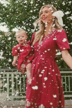 Heidi Dress In Maroon - FINAL SALE -Ivy City Co Dress Heidi Kingsbury5 636241