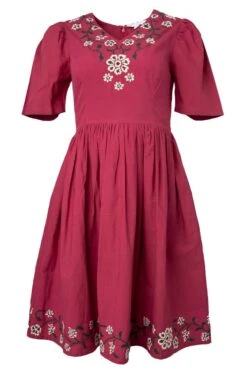 Ivy City Co Dress -Ivy City Co Dress HeidiMaroon front 145545