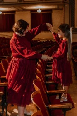 Cosette Midi Dress In Wine - FINAL SALE 19 Cosette Midi Dress In Wine - FINAL SALE -Ivy City Co Dress Holiday2 WEB 097 201727