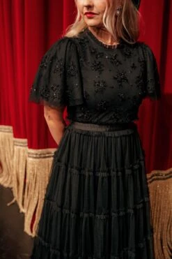 Anastasia Dress In Black -Ivy City Co Dress Holiday2 WEB 122 768905