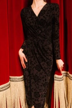 Amaya Burnout Dress In Black - FINAL SALE 19 Amaya Burnout Dress In Black - FINAL SALE -Ivy City Co Dress Holiday2 WEB 79 984840