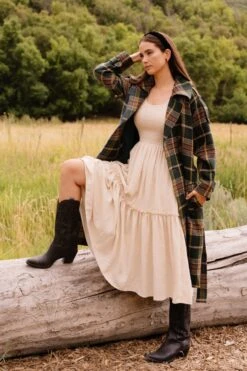 Holly Plaid Coat - FINAL SALE -Ivy City Co Dress HollyPlaidCoat ConradRanch F23 24 870957