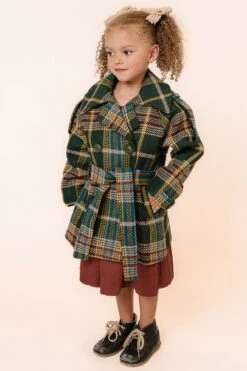 Mini Holly Plaid Coat - FINAL SALE -Ivy City Co Dress HollyPlaidCoat Studio F23 1 138732