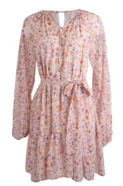 Imogen Short Dress In Blush -Ivy City Co Dress ImogenDressBlush short front