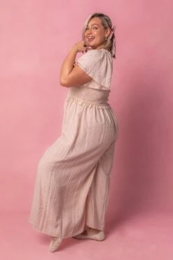 Indie Jumpsuit In Lavender Gingham -Ivy City Co Dress IndieGingham Studio Easter24 4 506316