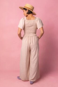 Indie Jumpsuit In Lavender Gingham -Ivy City Co Dress IndieGingham Studio Easter24 8 277291
