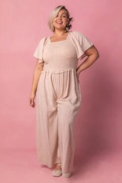 Indie Jumpsuit In Lavender Gingham -Ivy City Co Dress IndieGingham Studio Easter24 9 971980