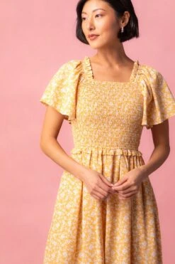 Indie Jumpsuit In Yellow -Ivy City Co Dress IndieYellow Studio Spring1 8 566477
