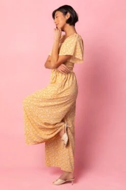 Indie Jumpsuit In Yellow -Ivy City Co Dress IndieYellow Studio Spring1 9 114919