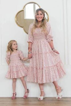 Madeline Dress In Pink -Ivy City Co Dress IvyClassics 126 381990