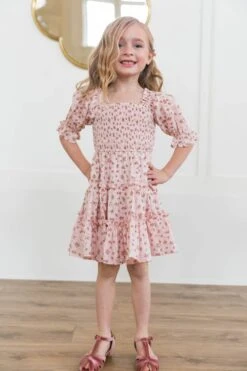 Mini Madeline Dress In Pink -Ivy City Co Dress IvyClassics 131 962617