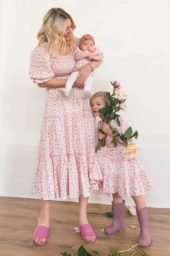 Mini Madeline Dress In Pink -Ivy City Co Dress IvyClassics 16 cd913b88 1b40 4b53 a058 d8a564fa4651 483600