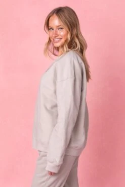 Ivy City Sweatshirt In Sage -Ivy City Co Dress IvySweats Studio Sweats 05 433984