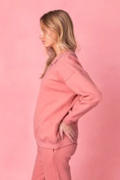 Ivy City Sweatshirt In Pink 16 Ivy City Sweatshirt In Pink -Ivy City Co Dress IvySweats Studio Sweats 23 670212