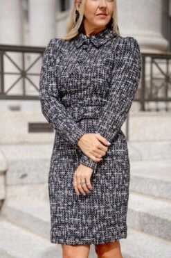 Jackie Dress In Black - FINAL SALE -Ivy City Co Dress JackieBlack Capitol N23 24 673985