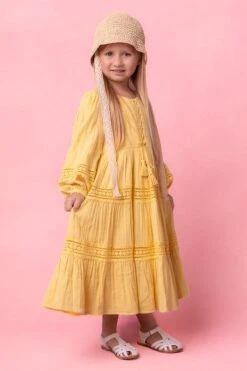 Mini Joella Dress In Yellow -Ivy City Co Dress JoellaYellow Studio Spring1 11 385710