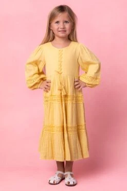 Mini Joella Dress In Yellow -Ivy City Co Dress JoellaYellow Studio Spring1 13 882367