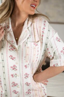 Kali Floral Night Set -Ivy City Co Dress KaliSets SpringSets24 02