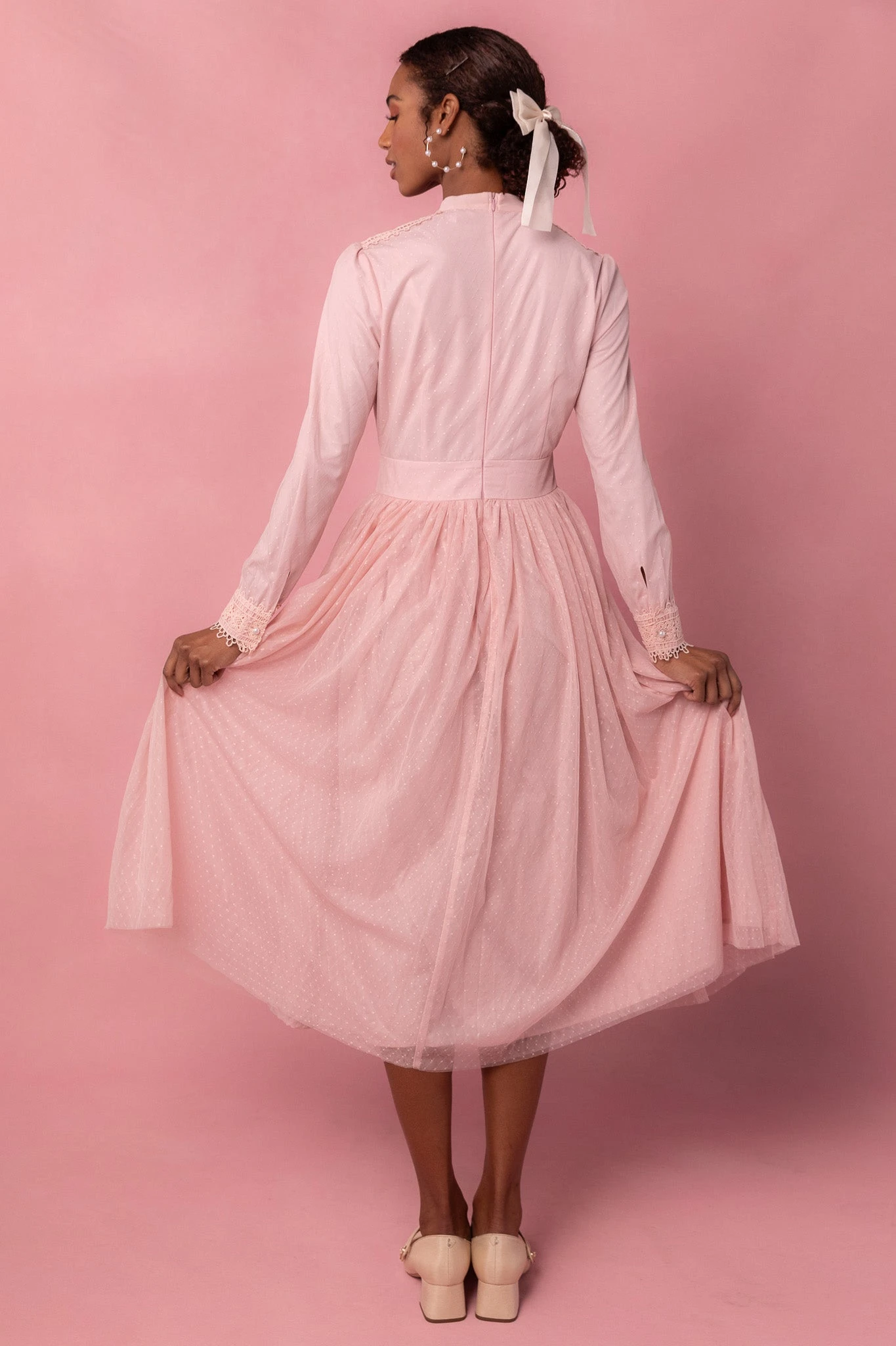 Kate Dress In Pink - FINAL SALE 3 Kate Dress In Pink - FINAL SALE - Image 3