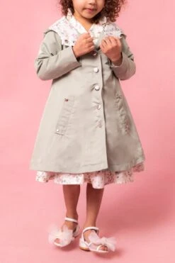 Mini Kensington Raincoat Made With Liberty Fabric -Ivy City Co Dress KensgintonRaincoat Studio LibertyLondon24 18