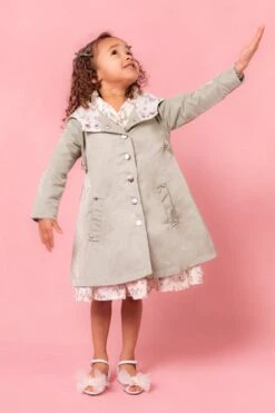 Mini Kensington Raincoat Made With Liberty Fabric -Ivy City Co Dress KensgintonRaincoat Studio LibertyLondon24 22
