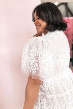 Sicily Dress With Flutter Sleeves - FINAL SALE -Ivy City Co Dress LOVERS22 SICILYFLUTTER 1X 8 221 418410