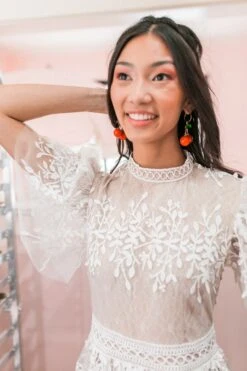 Sicily Dress With Flutter Sleeves - FINAL SALE -Ivy City Co Dress LOVERS22 WONDERSTRUCKANDSICILY S 44 160 794838