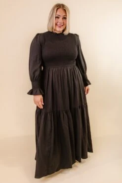 Leena Dress In Black - FINAL SALE -Ivy City Co Dress LeenaBlack Studio F23 8 317773