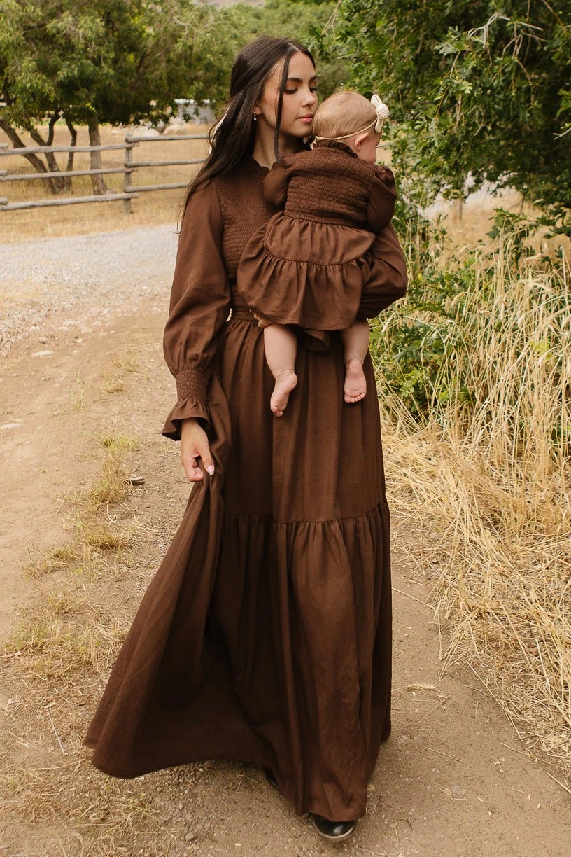 Baby Leena Dress Set In Java - FINAL SALE 7 Baby Leena Dress Set In Java - FINAL SALE - Image 7