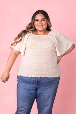 Lennon Top 14 Lennon Top -Ivy City Co Dress LennonCreamTop Studio Spring3 2