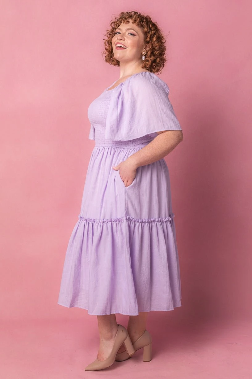 Lennon Dress In Lavender 8 Lennon Dress In Lavender - Image 8
